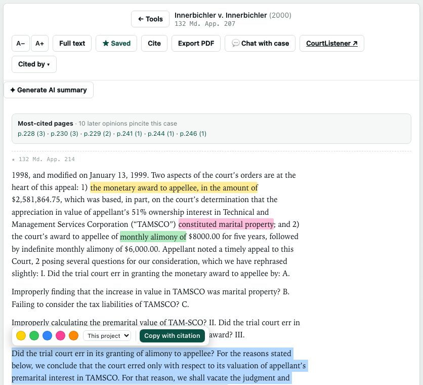 Highlight in five colors and tag each with a topic
