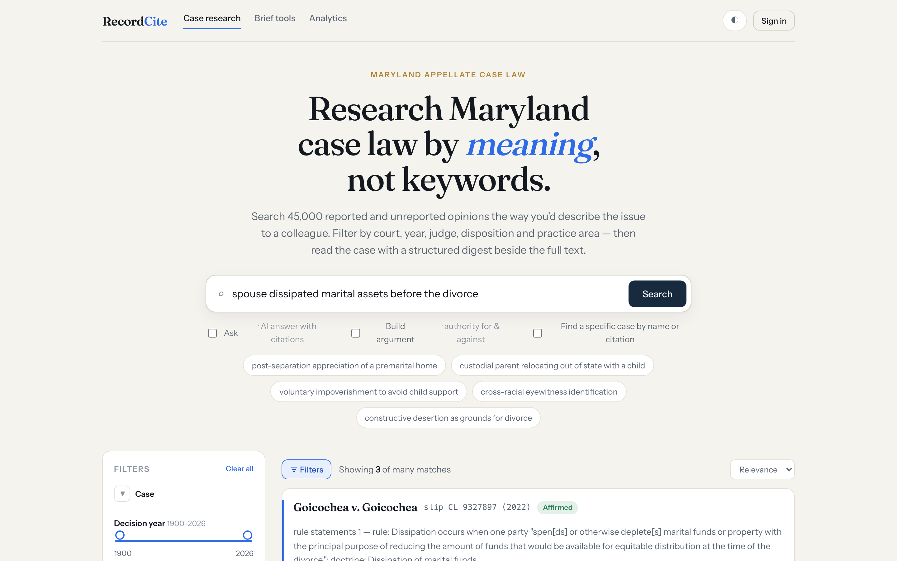Natural-language search